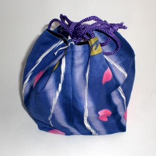 KINCHAKU, Japanese bag, reversible