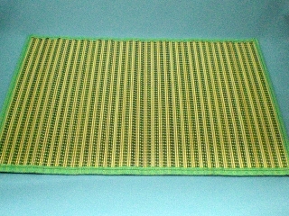 Bamboo lunch mat, green