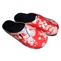 Sandals, Japanese taste, sakura and red