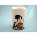 YUNOMI, printed UKIYOE, Japanese tea cup
